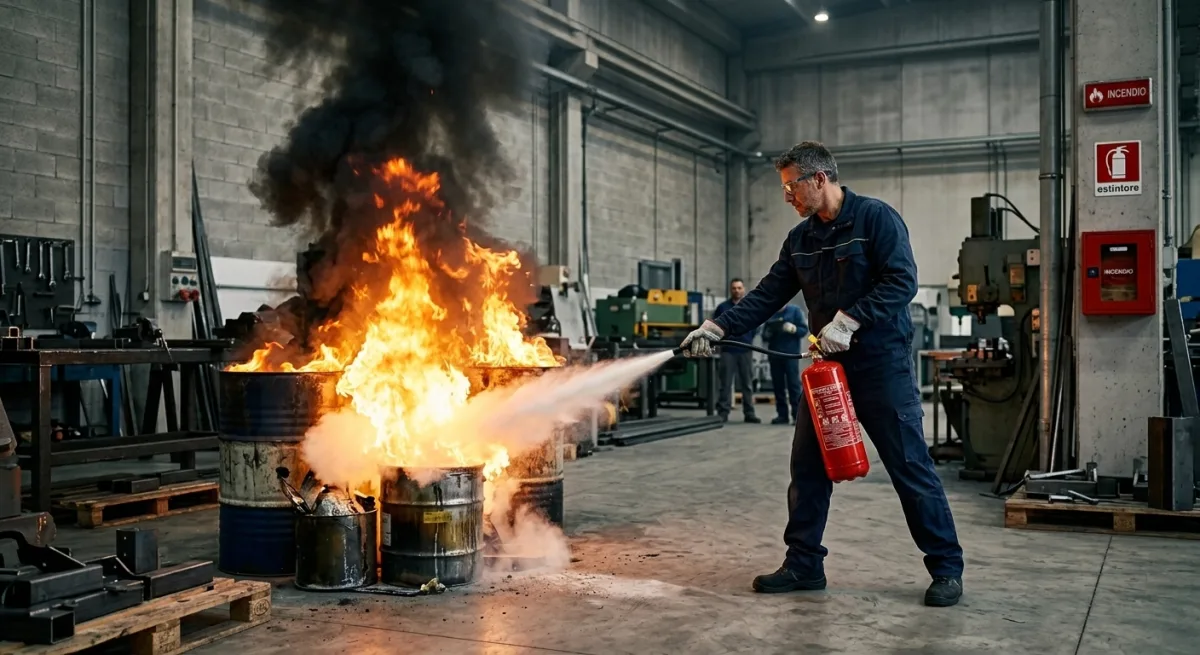 Formazione addetti antincendio in azienda